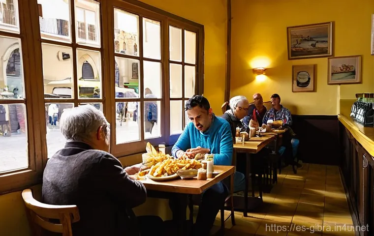지브롤터 대표 음식 리스트 - **Prompt:** A close-up, mouth-watering shot of a freshly baked "Calentita," Gibraltar's national dis...